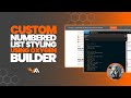 Custom Styled Numbered List CSS Tutorial Using Oxygen Builder