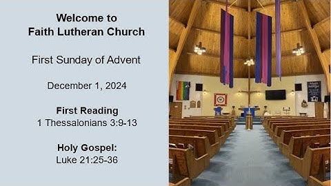 December 1, 2024 - First Sunday of Advent