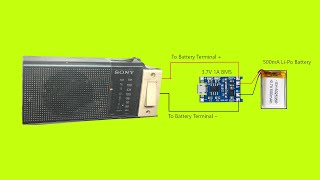 Convert Your 3V Radio(OR  Mosquito Racket or anything which uses 3V) Into Rechargeable One