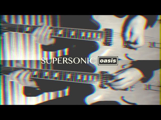 Supersonic - Oasis ( Guitar Tab Tutorial & Cover ) class=