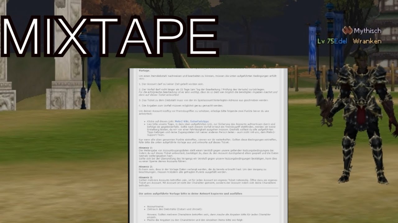 Metin2.de Wranken 1 WEEK Communio Mixtape #1