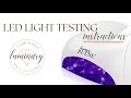 LED Light Testing| Luminary Nail Systems Builder Gel