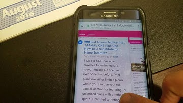 T-Mobile one plan!! (Update) unlimited tethering