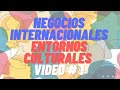 NEGOCIOS INTERNACIONALES 🌍 CULTURA 🚀 VIDEO #1