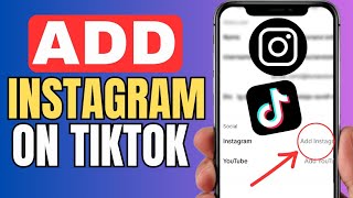 How To Add Instagram on TikTok - 2023 screenshot 1