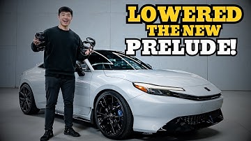 FIRST LOWERED 2026 Honda Prelude! SPRINGS + SPACERS!