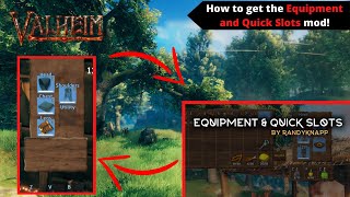 Valheim MODS : How to get the Equipment and Quick Slots mod!