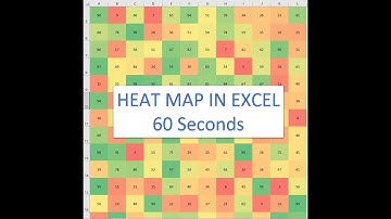 Heat Map in Microsoft Excel - Excel Tutorial - 60 Seconds Learning - Excel Formula Bot