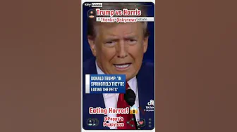 🐾 #Trump CRAZY Claim: Immigrants Eat Dogs, Cats & Pets! 🤯 thumbnail