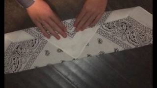 How to fold a bandana