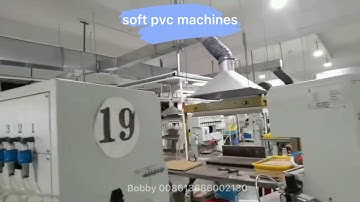 Our customer factory show: soft pvc production, pvc label patch, keychain, 3D pvc promotional gifts