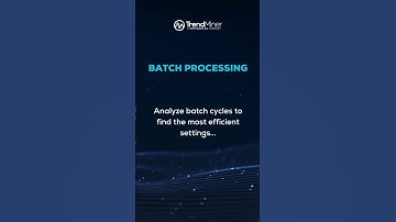 Batch Processing with Advanced Industrial Analytics #shorts