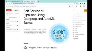 Self Service ML Pipelines Using Dataprep and AutoML Tables || #qwiklabs #GSP912 [With Explanation🗣️]