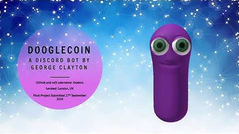 My CS50 Final Project || DoogleCoin: An AI Chat and Economy Discord Bot