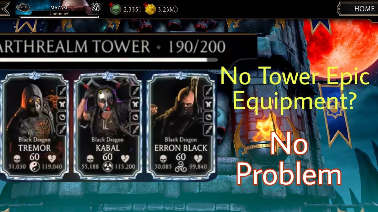 Earthrealm tower Fatal 190||Gameplay, tips and Talent tree