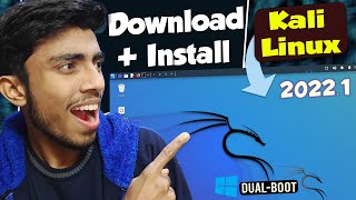 How to Install Kali Linux 2022.1 Version Without Error! Dual Boot Windows & Kali Linux