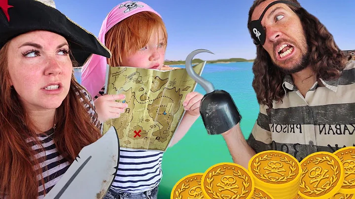 PiRATE FAMiLY lost at SEA!!  Adley finds a Beach &...