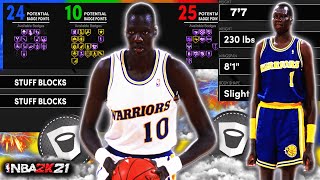 7'7 MANUTE BOL BUILD IS A DEMIGOD IN NBA 2K21 NEXT GEN!