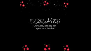 لَا يُكَلِّفُ اللَّهُ نَفْسًا إِلَّا وُسْعَهَا ۚ لَهَا مَا كَسَبَتْ : الآية 286 من سورة البقرة