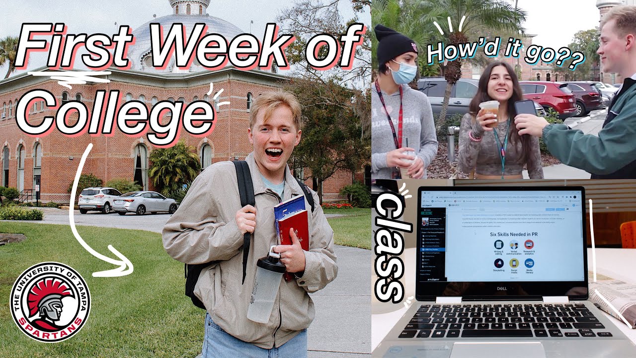 First Week of School Vlog at the University of Tampa! | College Week in My Life