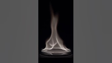 This flame looks fake but is real (nitromethane)