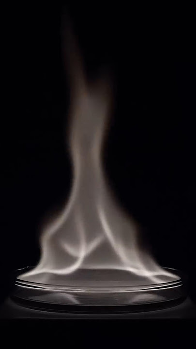 This flame looks fake but is real (nitromethane)