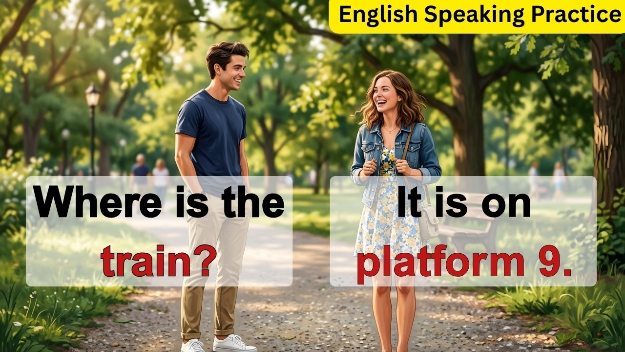 English Shadowing Practice Simple Daily Conversation for Beginners ...