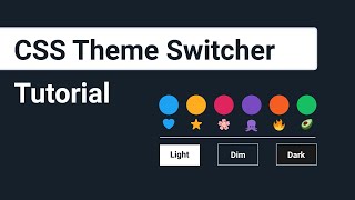 Theme Switcher with CSS Variables - Tutorial