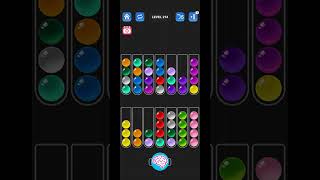 Lv 274 Ball Sort Puzzle - Color Game / 顏色分類遊戲 / ボールソーティングパズル (Guru Game)  #ballsortpuzzle