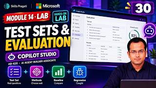 Module 14 Lab: Test sets and evaluation | Copilot Studio AB-620