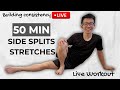 8 Essential Stretches for Side Splits - Daily Practice Live! (Beginner Friendly)