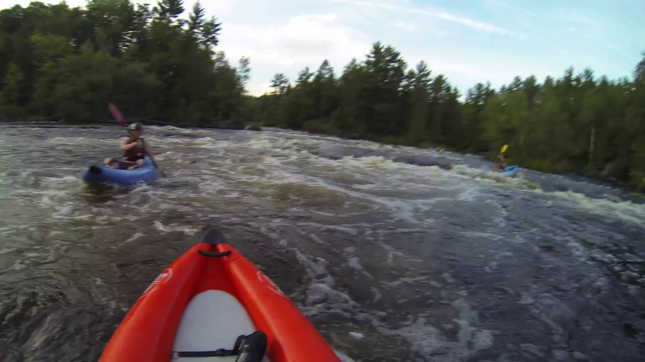 Menominee River Whitewater Rafting 2400cfs - YouTube