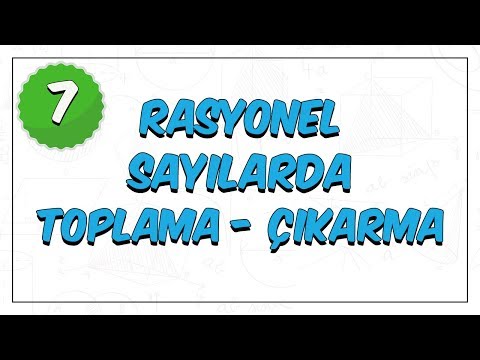 7. Sınıf Matematik | Rasyonel Sayılarda Toplama - Çıkarma