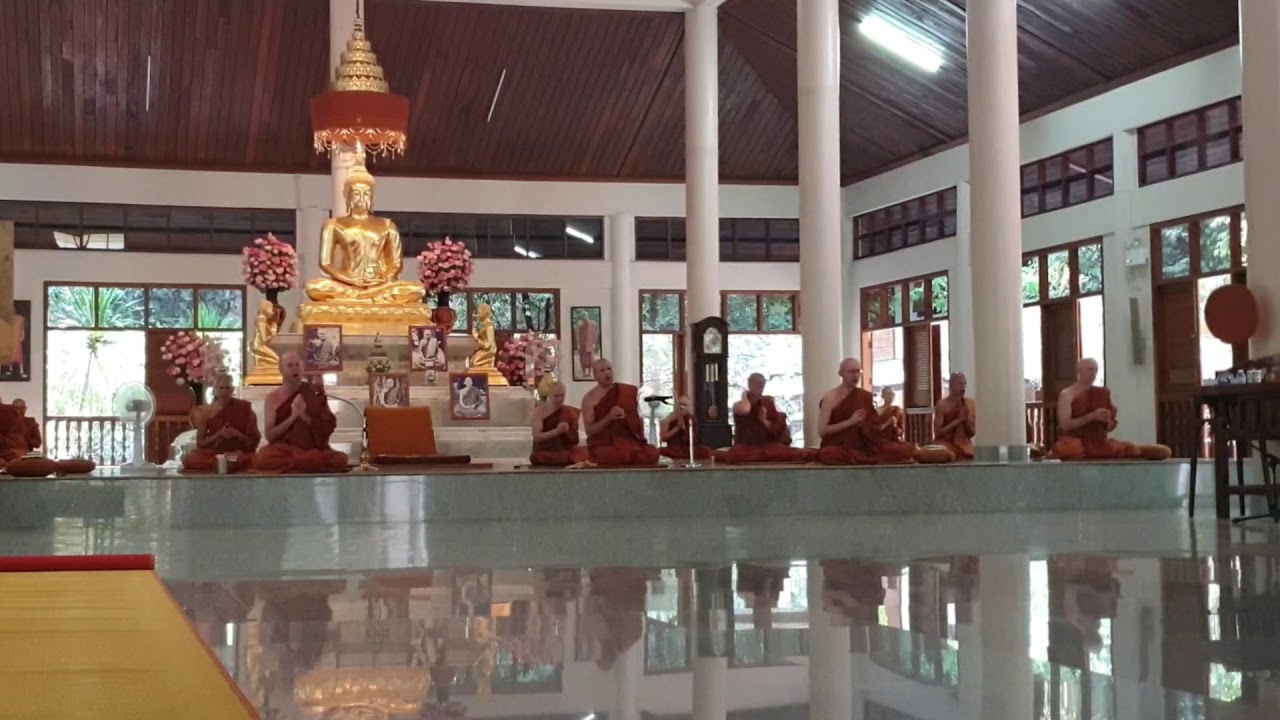 Protective Chanting (Parittas) at Wat Pah Nanachat