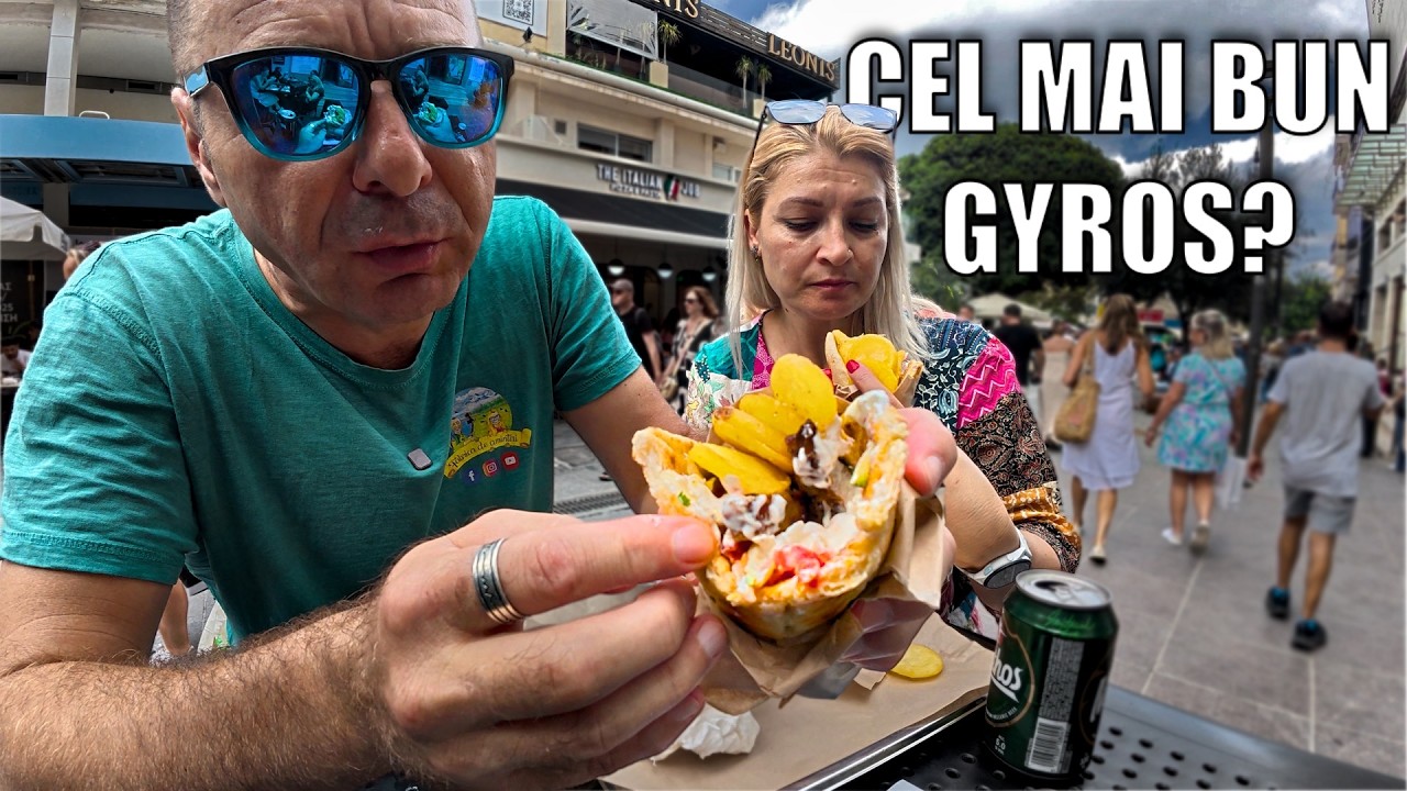 Unde mănânci CEL MAI BUN GYROS din Grecia și cât de IEFTIN este