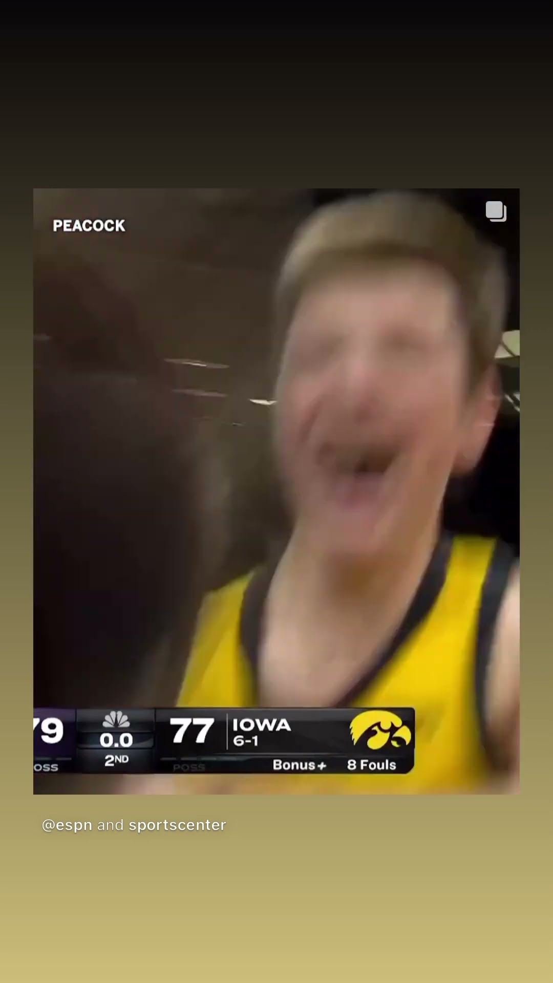 For the win #hoodnews #northwestern #iowa #basketball #gamewinner