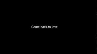 Dj pauly d feat Jay sean back to love - Lyric (ofiiciel video)