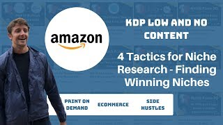 KDP Niche Research Four Strategies For Finding Winning Low Content Book Niches