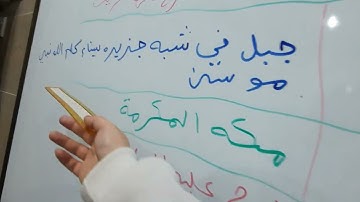حل مناقشه سوره التين + المعاني  اسلاميه .ثالث