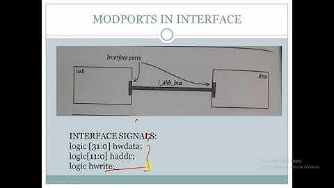Interface  in System Verilog part 2