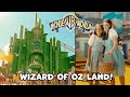New wizard of oz land at movie world gold coast  new rides  themed areas