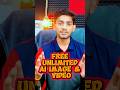 Unlimited Ai Video Generator Free | #shorts #viral #aivideogenerator