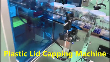 Auto Plastic Lid Capping Machine ,Lid Pressing  machine , Dustproof capper machine (2019 capper )