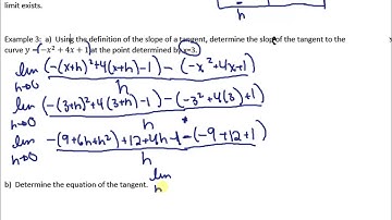 MCV4U 1.2 The Slope of a Tangent Video 3
