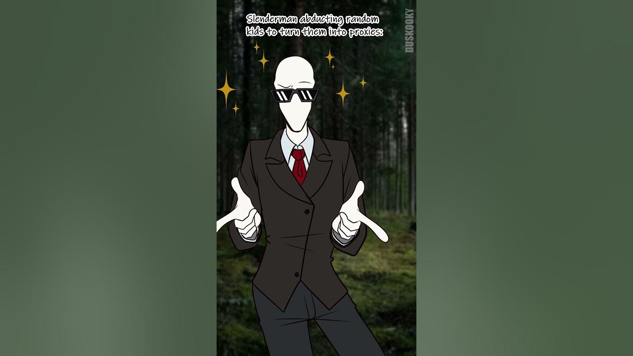 How Slenderman REALLY gets new proxies // Creepypasta // Slenderman // Ticci Toby [#shorts]