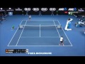 فيدرر vs نادال || نقطة خرافية في نهائي بطولة التنس المفتوحة المقامة في أستراليا || 2017