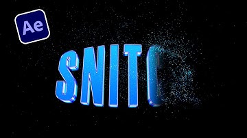 After Effects Tutorial: Particles Logo & Text Animation | Particular Tutorial