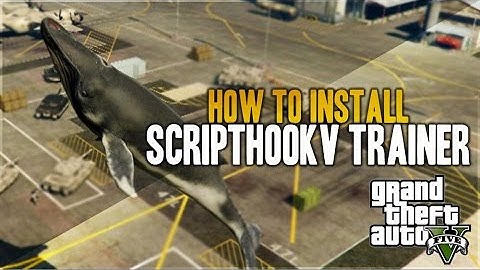GTA 5 MOD - FLYING WHALES!! How to Install GTA 5 PC ScriptHookV Native Trainer! (GTA 5 Mods)