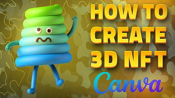 How to create 3D NFT using canva For Free 2022