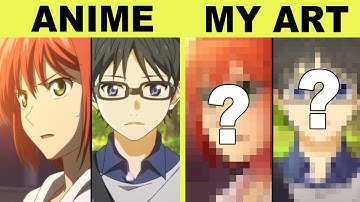 Redrawing Scenes from 2 of My Favorite Animes!